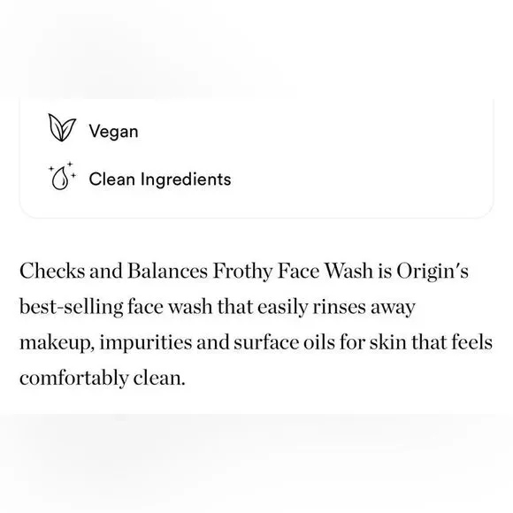 LAST 1! Origins Checks and Balances Frothy Face Wash NEW Gentle Cleanser - Picture 5 of 8